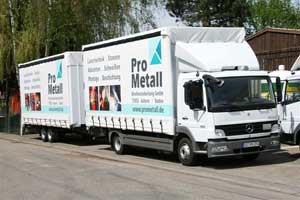 neuen LKW Mercedes Atego für Pro Metall